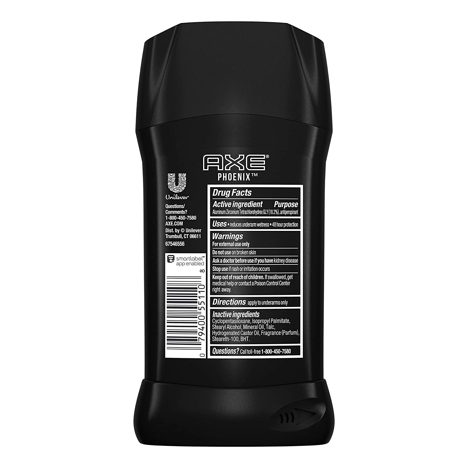 Antiperspirant Deodorant for Men Phoenix 4PK 48H Sweat & Odor Protection for Long Lasting Freshness, Crushed Mint & Rosemary Men'S Deodorant 2.7 Oz